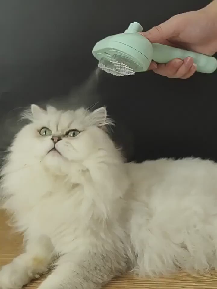 Animoozy™ Dampf Pro : Professionelle Fellpflegebürste für Haustiere